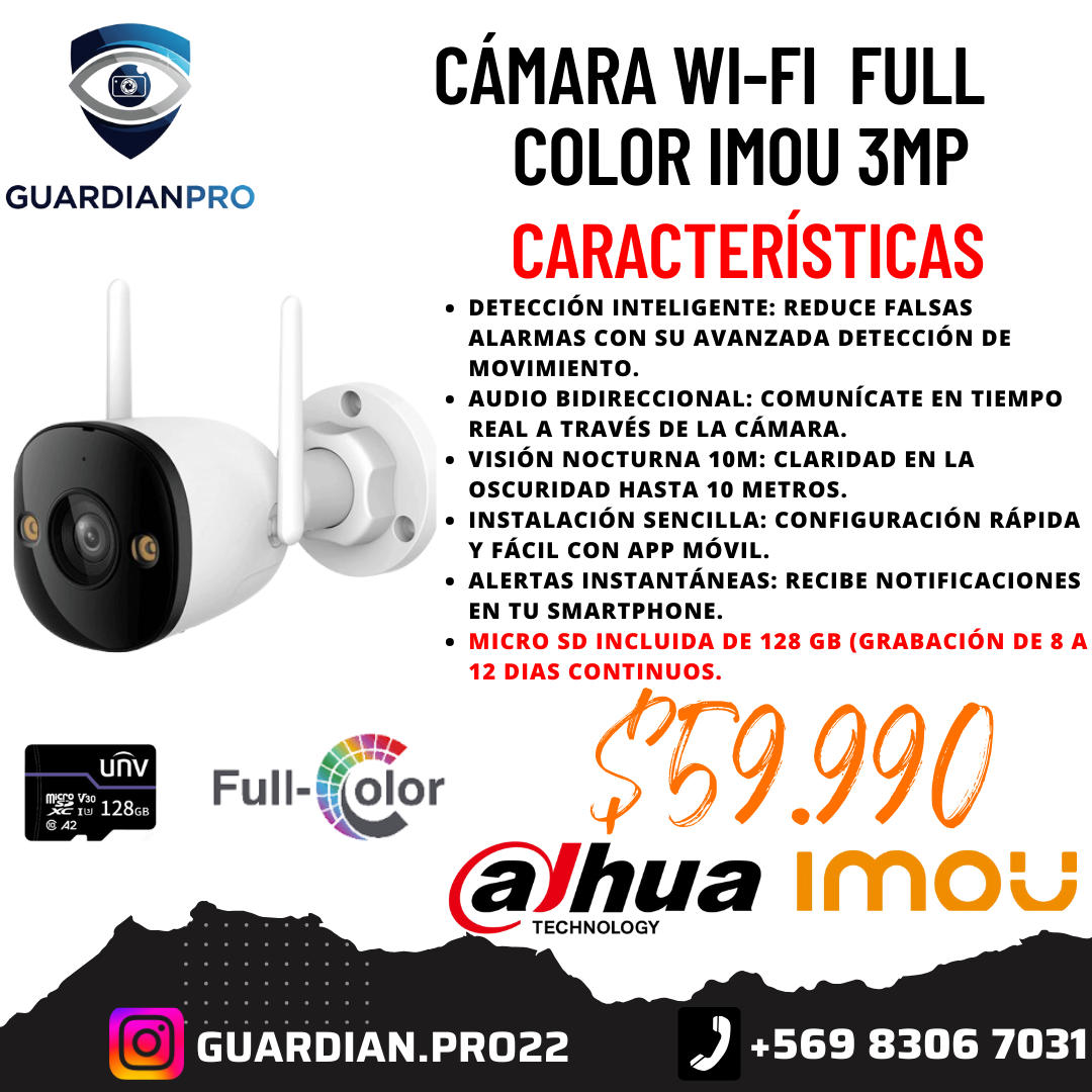 Vista frontal del producto